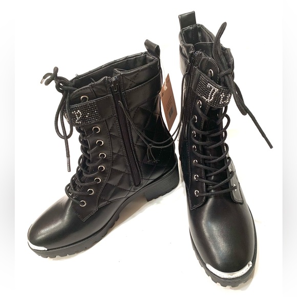 SOLD!! ✌️👋Juicy Couture “Opal” Quilted Combat Boots - Picture 2 of 4